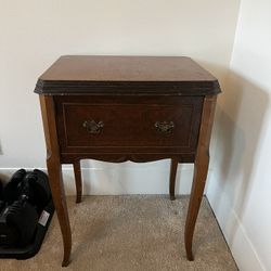 Small Wood Antique Table
