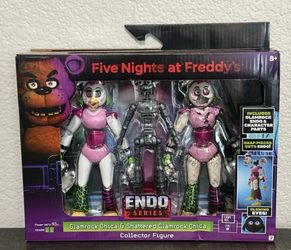 FIVE NIGHTS AT FREDDY'S ENDO SERIES GLAMROCK CHICA & SHATTERED GLAMROCK CHICA