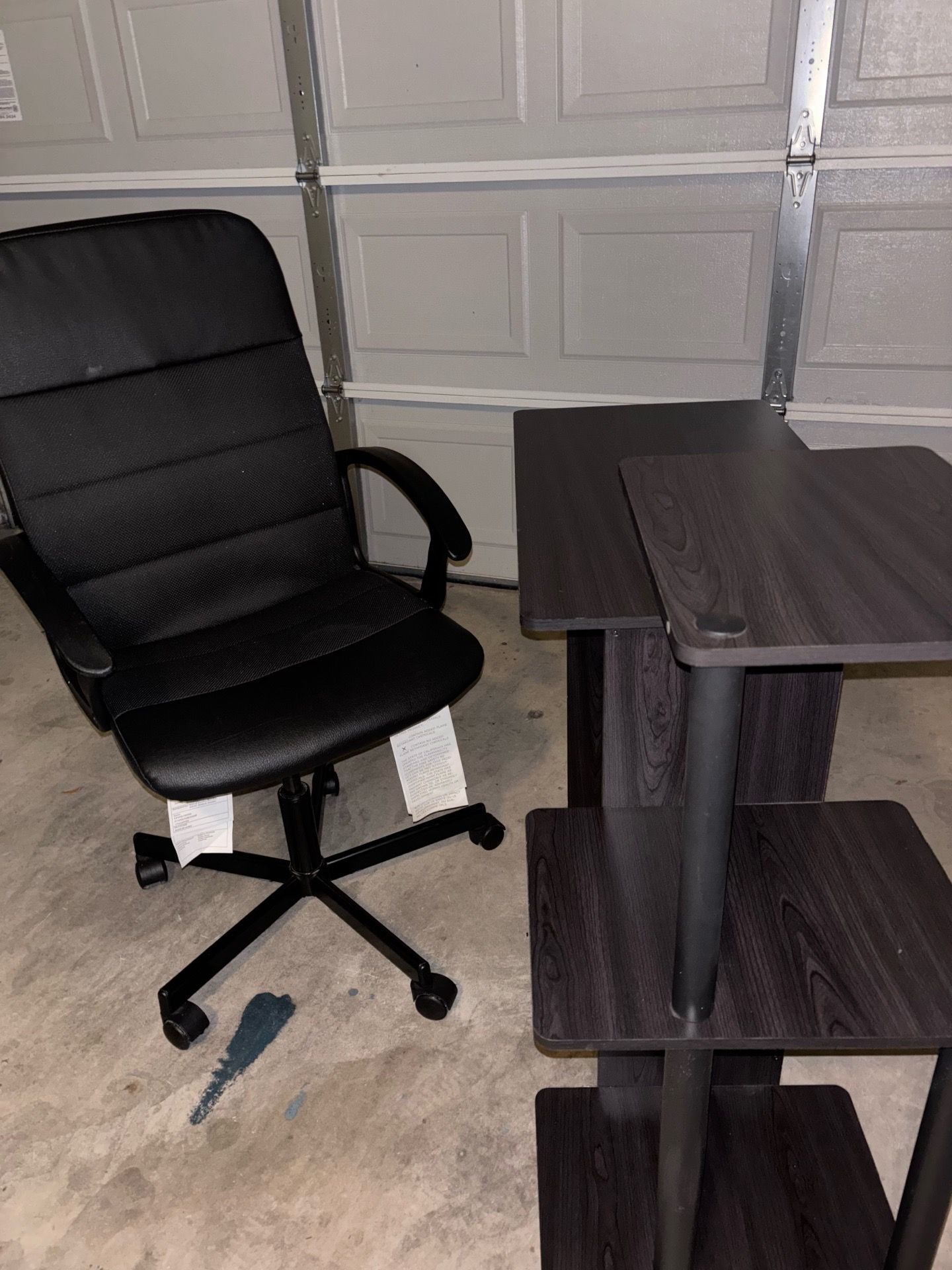 Desk and chair