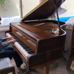 Antique Working Piano 