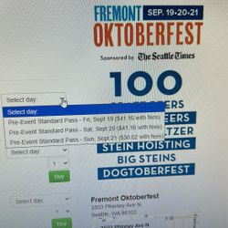Fremont Oktoberfest Tickets