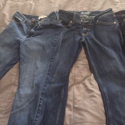 Women’s Jeans-1 Hollister, 1 Wrangler 
