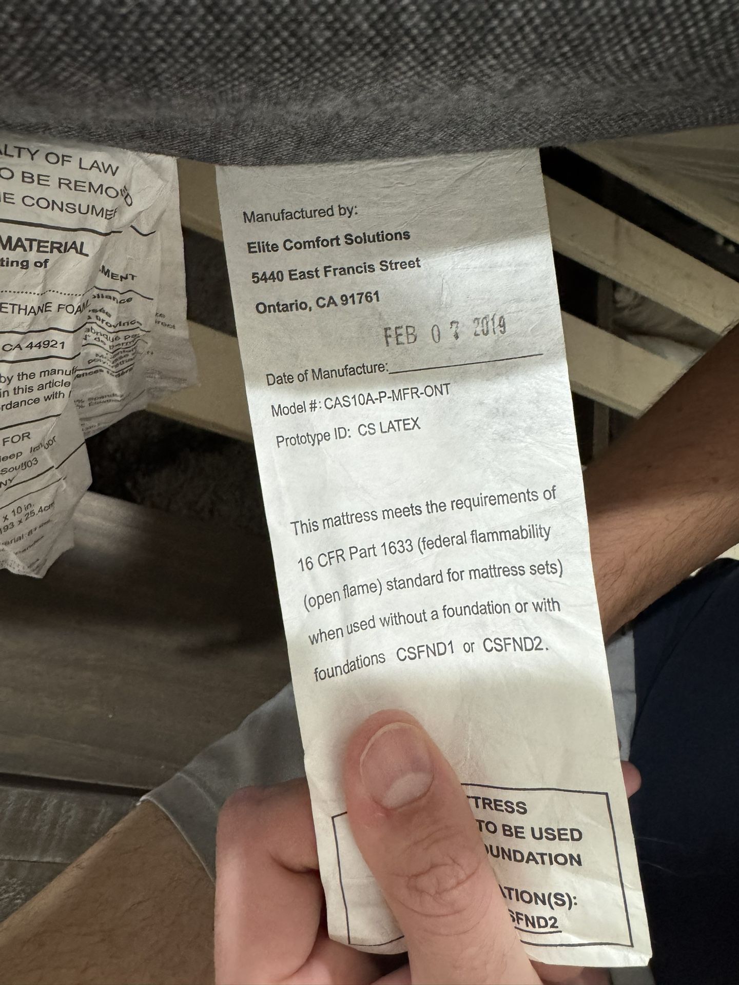 King Size Casper mattress