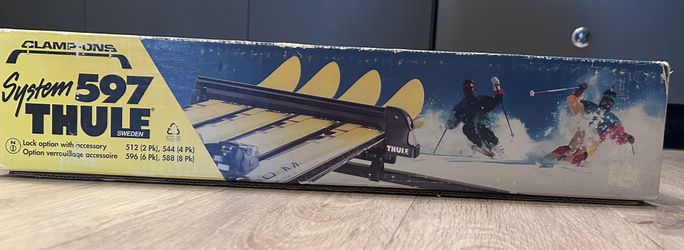 New In Box Thule 597 Ski / Snowboard Rack Add On