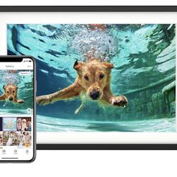 10.1'' Digital Picture Frame with 32GB Storage, Digital Photo Frame with 1280x800 IPS Touch Screen, Share Photos/Videos and Send Best Wishes via Free 