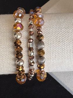 Crystal beaded bracelet