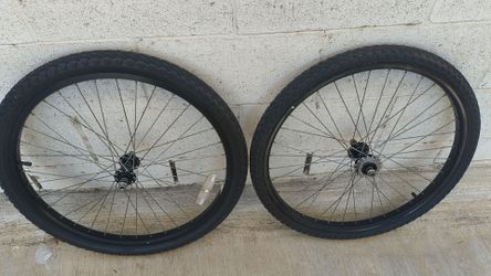 Old School BMX 24" Wheelset Black - Vintage GT Hubs - Cruiser Retro