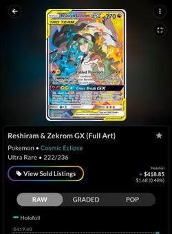 Reshiram & Zekrom GX (Full Art)