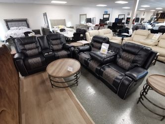 Manual Recliner Living Room Set