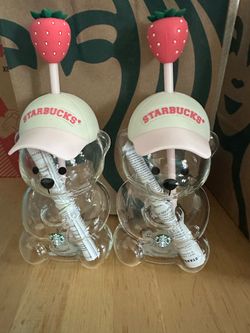 Starbucks Bearista pink