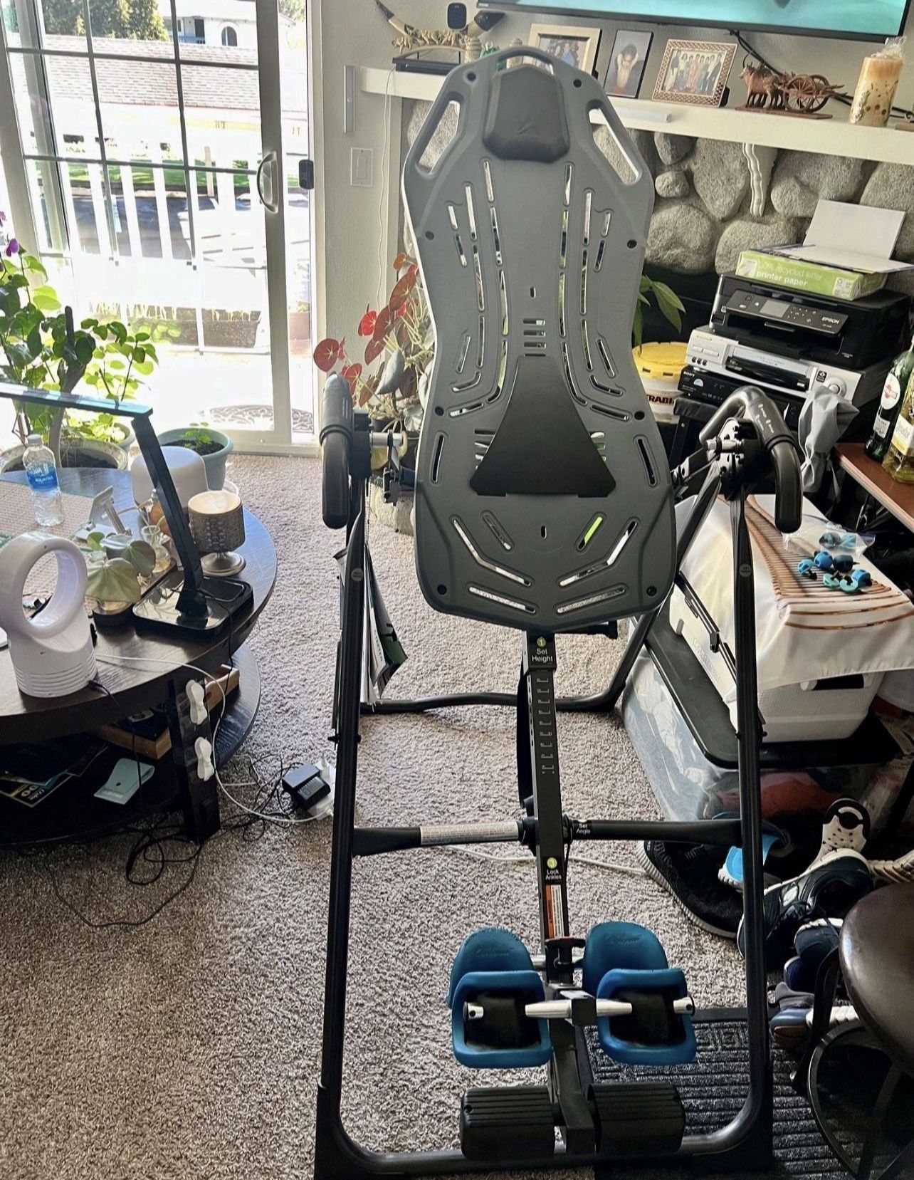 Big and Sturdy Teeter FitSpine X1 Inversion Table (Like New!)