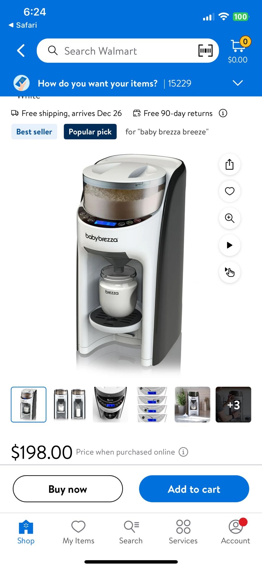Baby Brezza Formula Pro Advanced Formula Dispenser - White