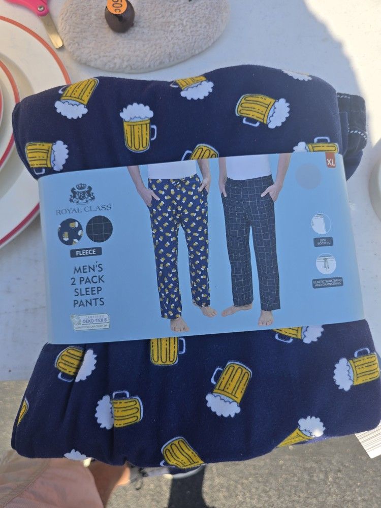 2 Pajama Pants. 