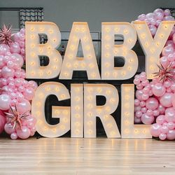 Marquee Letters Numbers Light Up Backdrop 