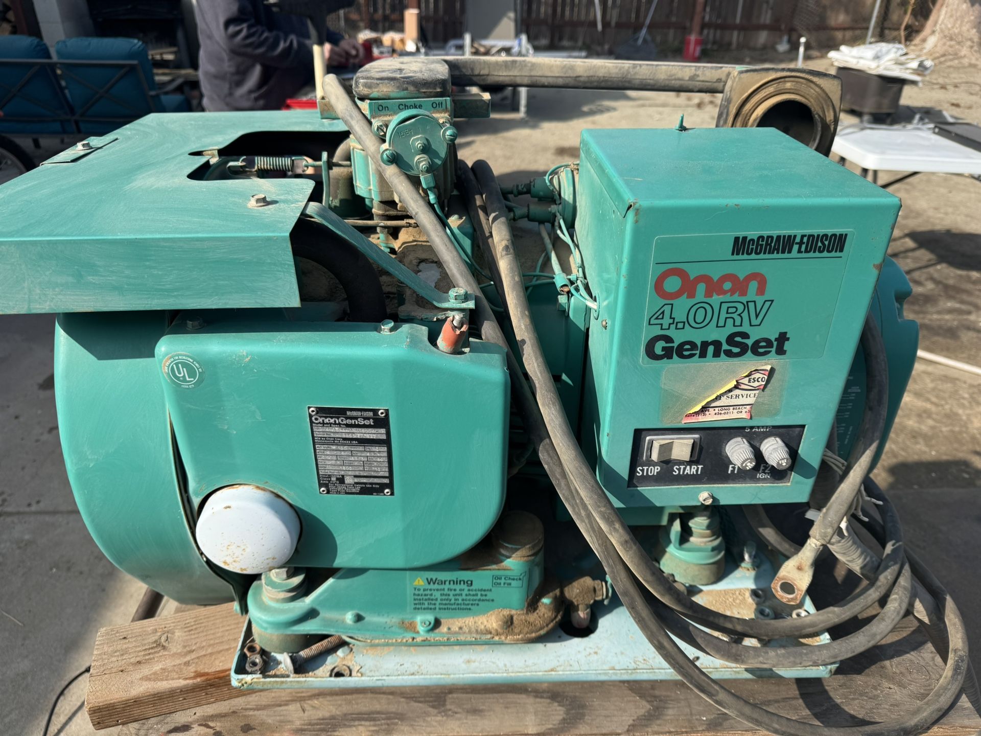 Onan 4.0 RV Generator