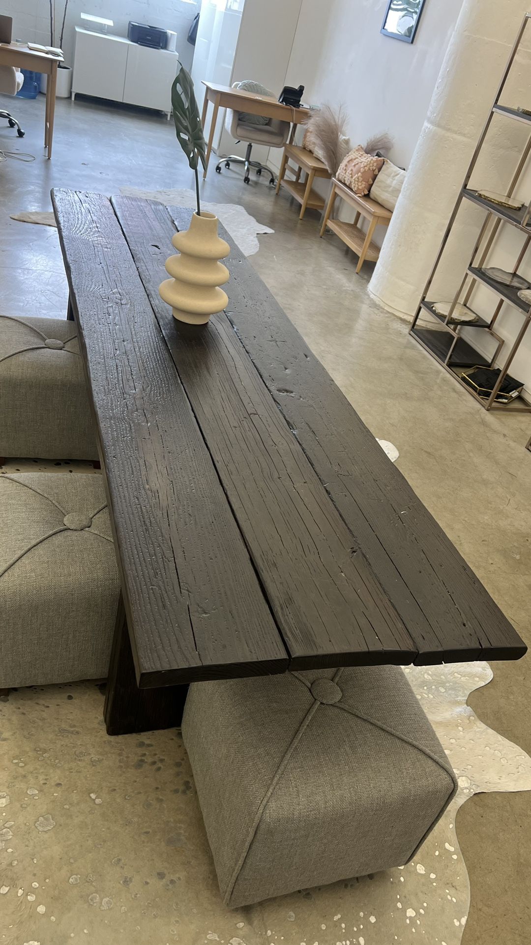 Custom Wood Dining Table 