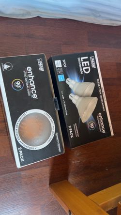 Feit Electric Enhance PAR38 Dimmable LED Spot Light Bulbs (2-Pack).