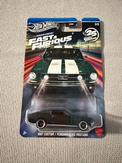 Hot wheels fast and furious silver series 1967 mustang
