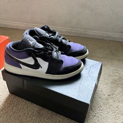 Jordan Purple Low Tops Size 7