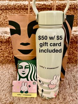 BRAND NEW Starbucks x Miffy Bottle Set
