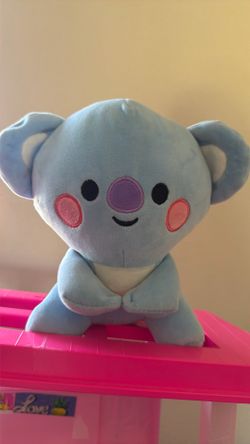 Blue koala plush