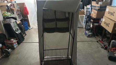 Mini closet for baby clothes