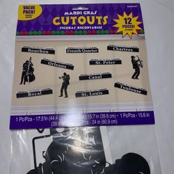 Mardi Gras Cutouts New