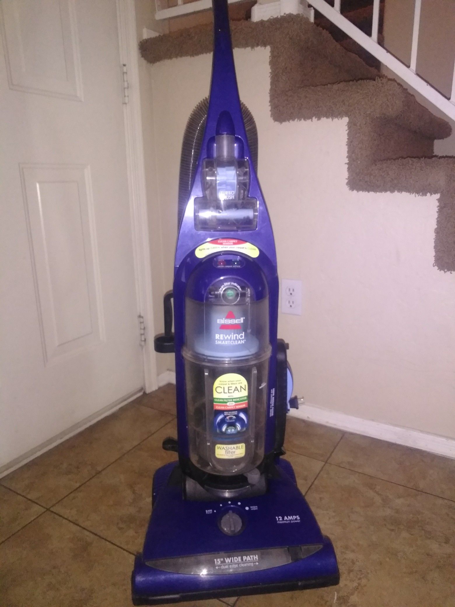 Bissell rewind smartclean vacuum cleaner