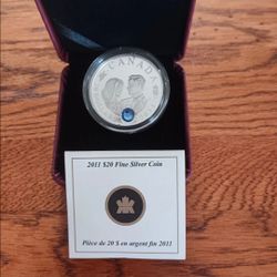 2011 Canada $20 Royal Wedding Pure .9999 Silver Coin William and Kate