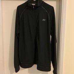 Nike Grey And Black Windbreaker Jacket. Women’s XL Men’s Large