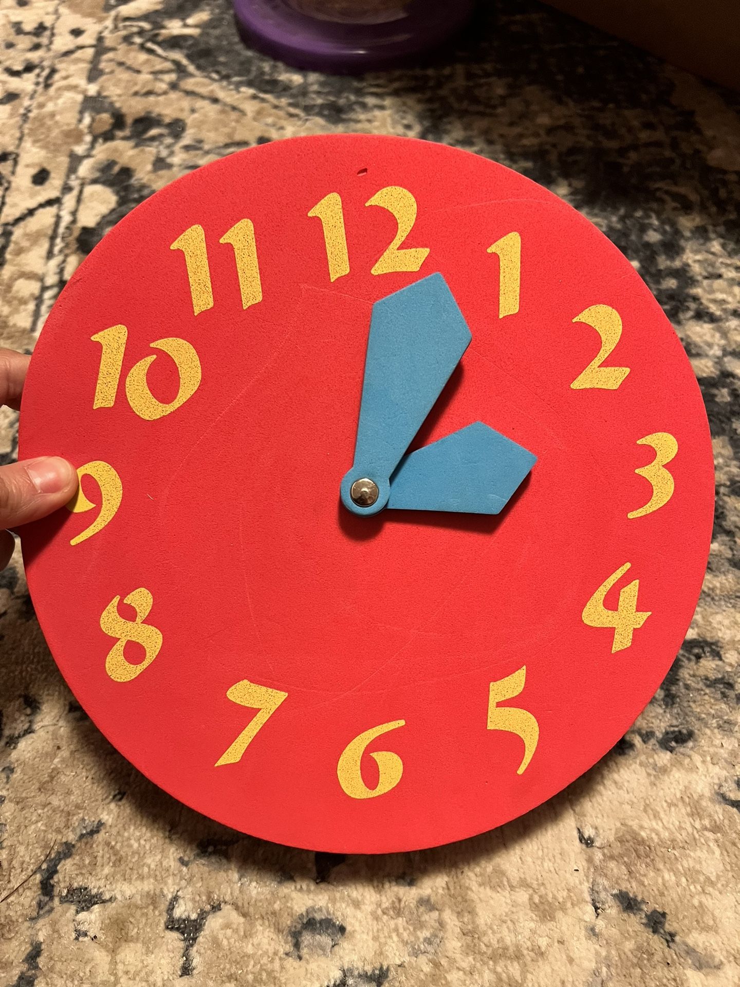 Classroom Teaching Tool- Foam Clock