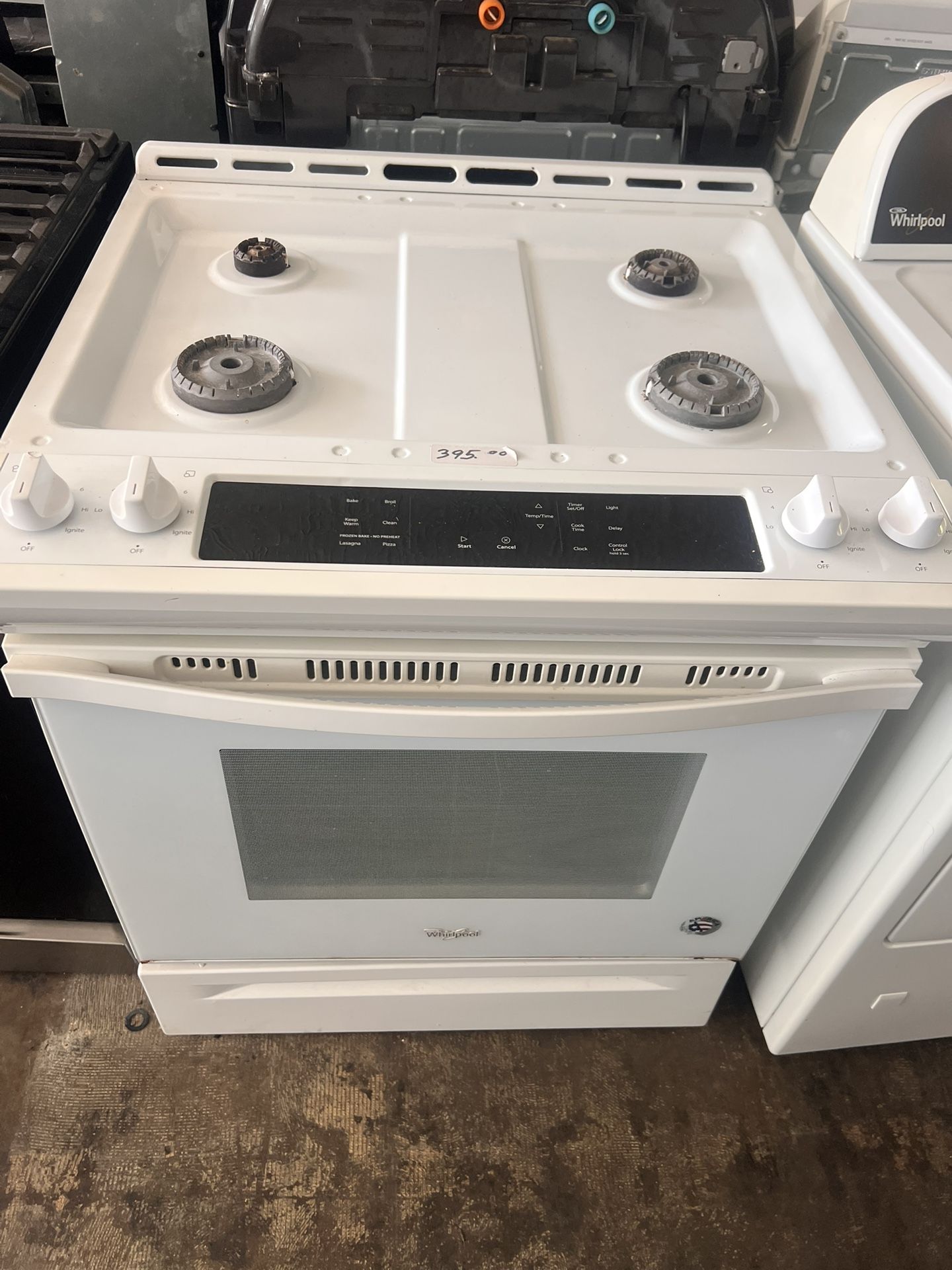 Whirlpool Stove White
