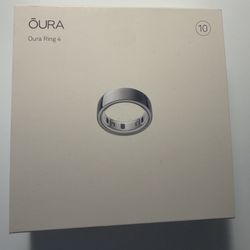 Oura Ring Gen 4 - Size 10 Silver 