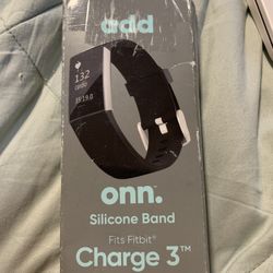 Add Onn. Silicone Band Fits Fitbit Charge 3TM & Charge 4 TM