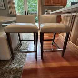 Custom Leather Stools