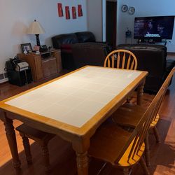 Dining Table Chairs & Bench