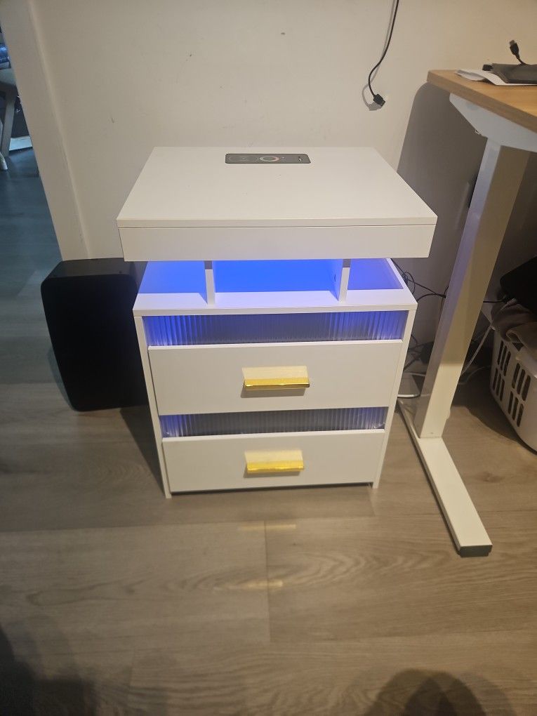 Side Table and Drawers