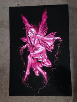 Pink fairy poster