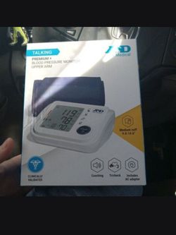 A&D Medical Talking Blood Pressure Monitor & Cuff N0 DELIVER