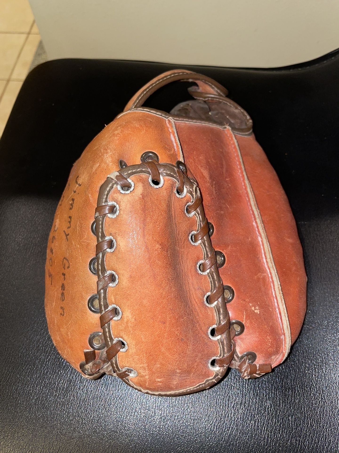 Vintage 1940'S Franklin Whip Action Hinge B304 Baseball Glove Mitt