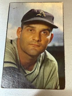 Vintage Baseball Card Athletics Player