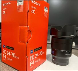 Sony Lens FE 24-70mm F4 ZA OSS Zeiss
