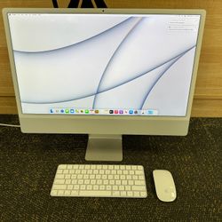 iMac 24" M1 2021( M1/ 8GB/ 256GB) WITH BOX KEYBOARD & MOUSE 