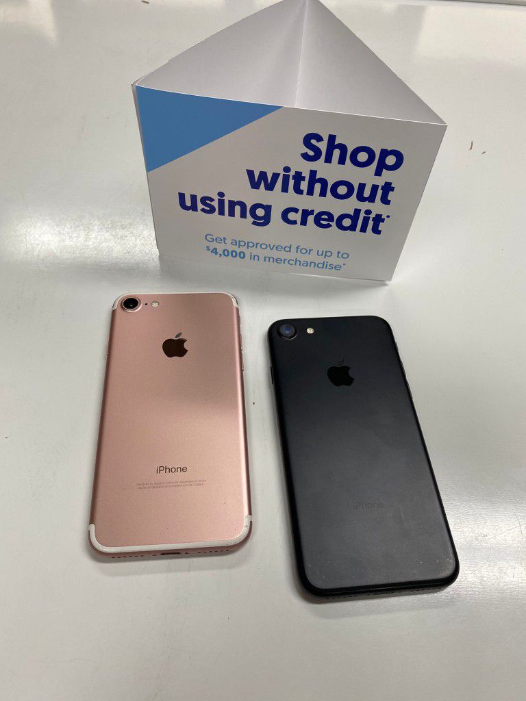 Apple IPhone 7 Unlocked 128GB - PAYMENTS PLAN AVAILABLE NO CREDIT NEEDED 