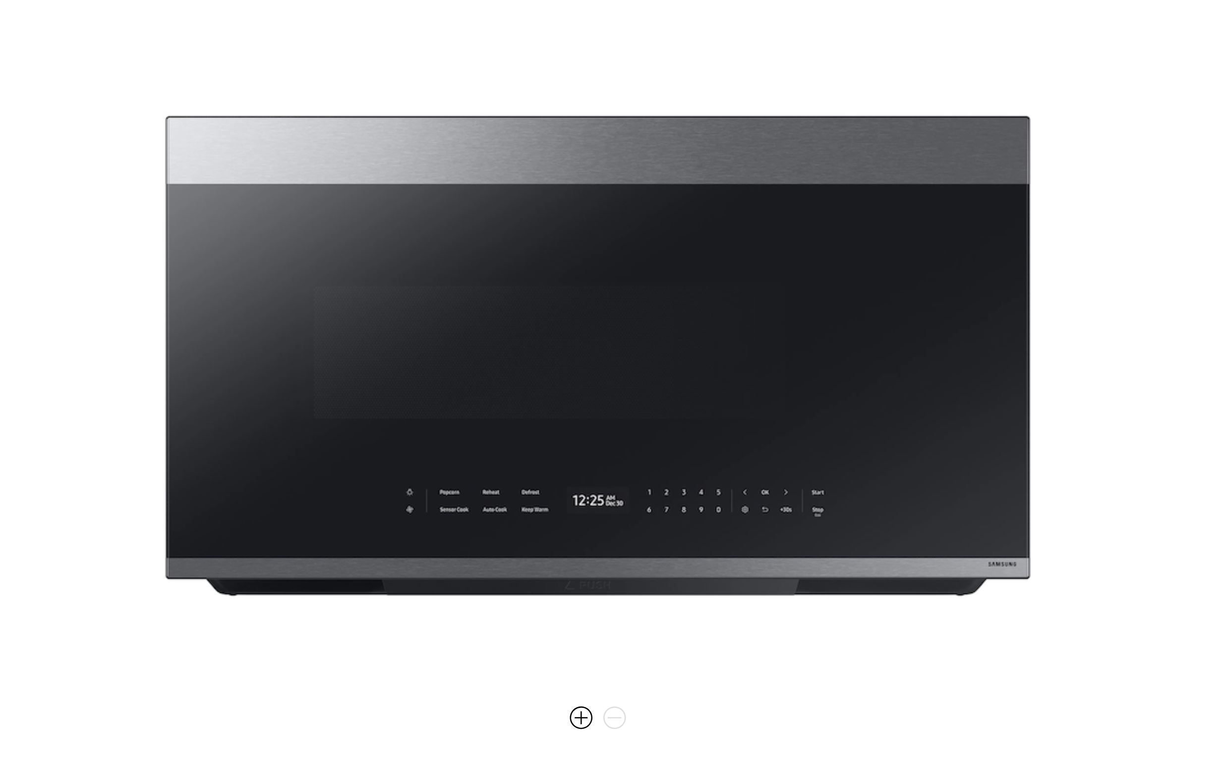 SAMSUNG Bespoke Over-The-Range Microwave in Stainless Steel Model#ME21DG6700SR 2.1 CF