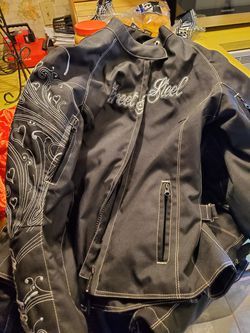 Womans motorcycle jacket new