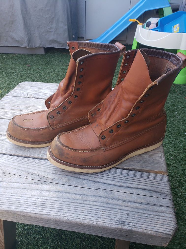 Red Wing Construction Work Boots