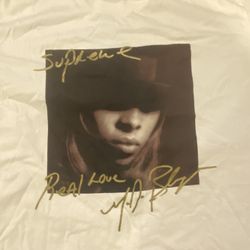 supreme mary j blige white tee medium 