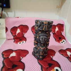 Aztec Mayan Inca Warrior Totem Statue