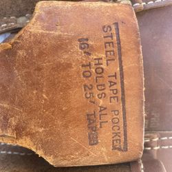 All Leather Tool Belt